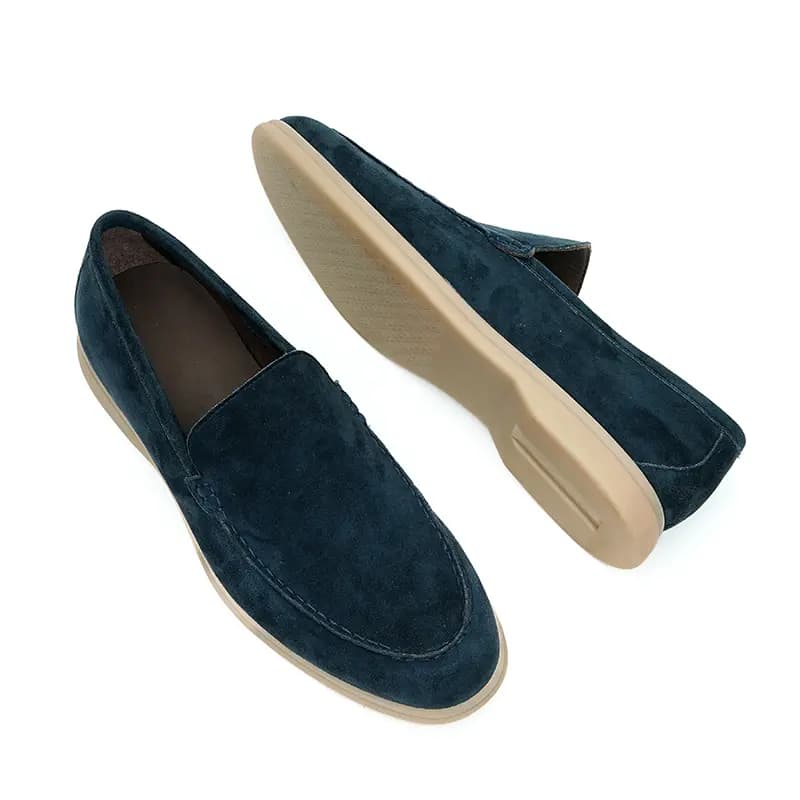 ASTON M.JAZZ Sheep Suede British Breathable Slip-On Loafers Men's 6