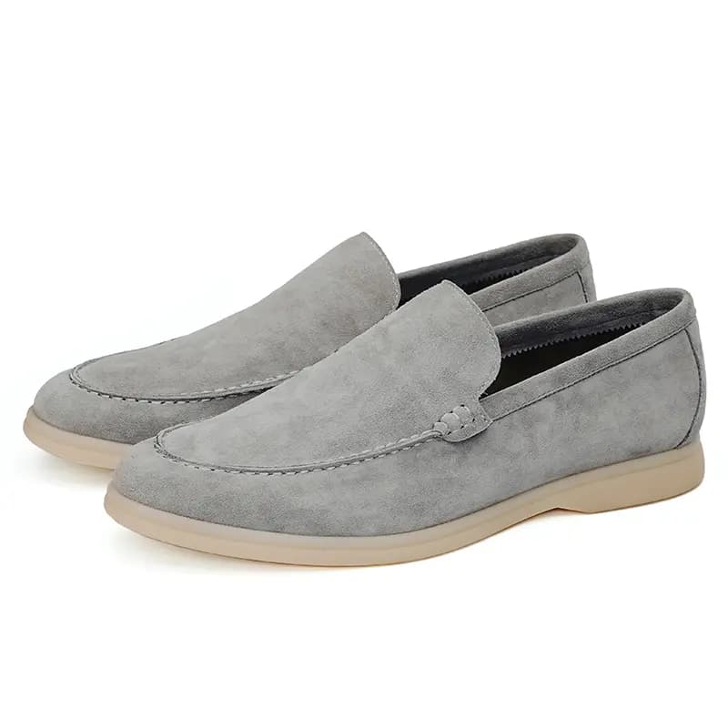 ASTON M.JAZZ Sheep Suede British Breathable Slip-On Loafers Men's 15