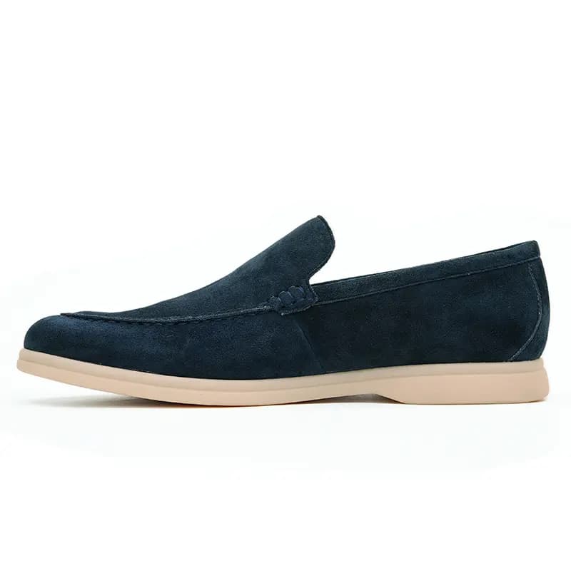 ASTON M.JAZZ Sheep Suede British Breathable Slip-On Loafers Men's