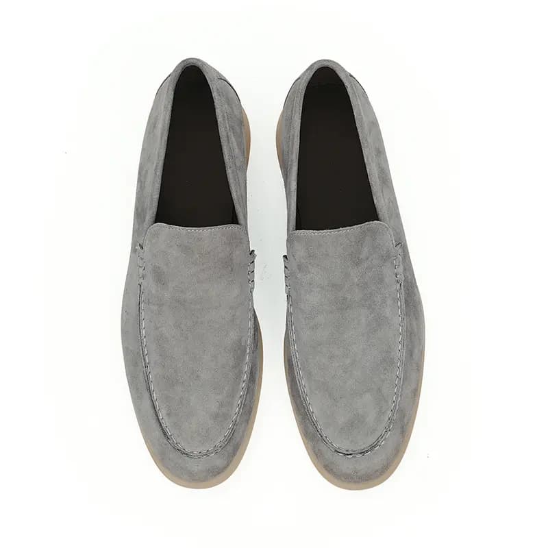 ASTON M.JAZZ Sheep Suede British Breathable Slip-On Loafers Men's 16