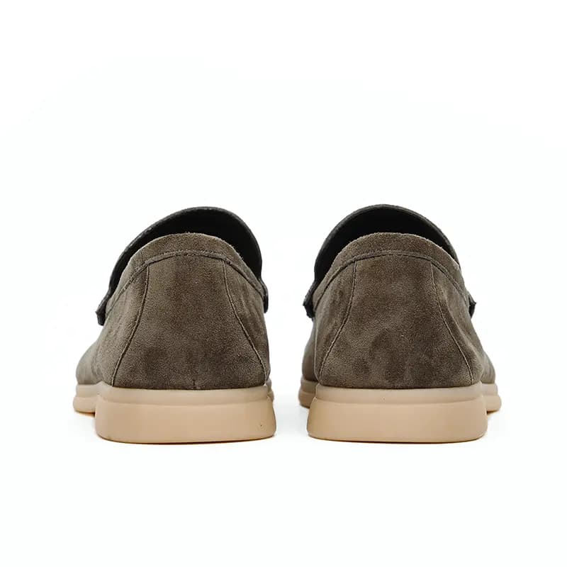 ASTON M.JAZZ Sheep Suede British Breathable Slip-On Loafers Men's 11