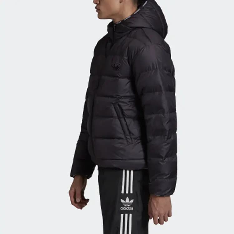 adidas Originals Reversible Down Jacket Kişi Qara 4
