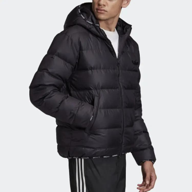 adidas Originals Reversible Down Jacket Kişi Qara 5