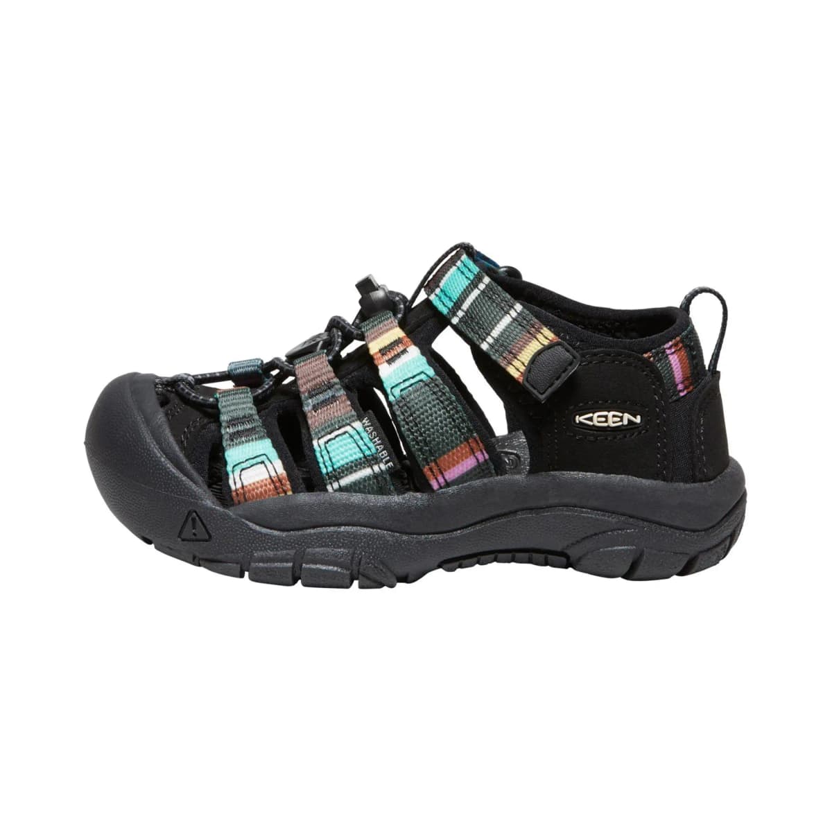 Kids KEEN Newport H2 Simple Casual Wear-Resistant Breathable Low-Top Outdoor Shoes Black Green