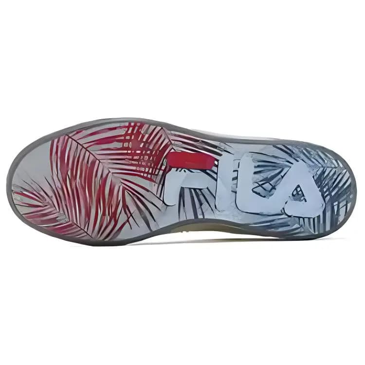 FILA GF Derby Soft Spikes Twist Knob Easy On/Off Low-Top Golf Shoes Men's Off-White 5