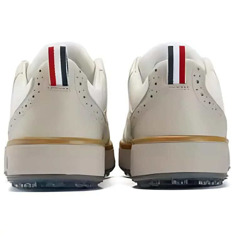 FILA GF Derby Soft Spikes Twist Knob Easy On/Off Low-Top Golf Shoes Men's Off-White 4