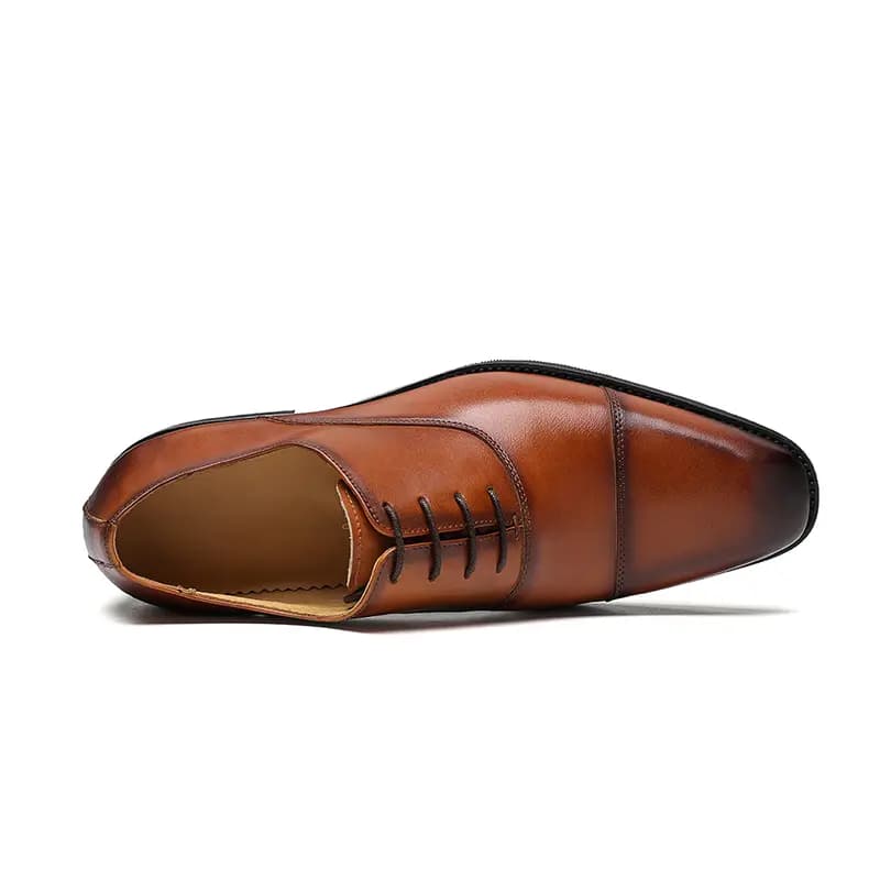 ASTON M.JAZZ Top Layer Leather Fashion Casual Formal Leather Shoes Men's 14