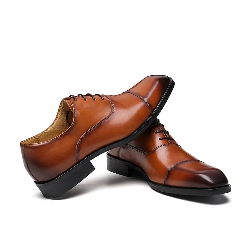 ASTON M.JAZZ Top Layer Leather Fashion Casual Formal Leather Shoes Men's 16