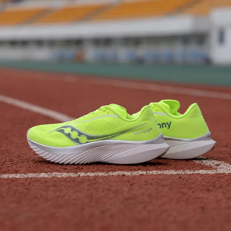 Saucony Kinvara 15 Qadın Qaçış Ayaqqabısı Yaşıl/Mavi 10