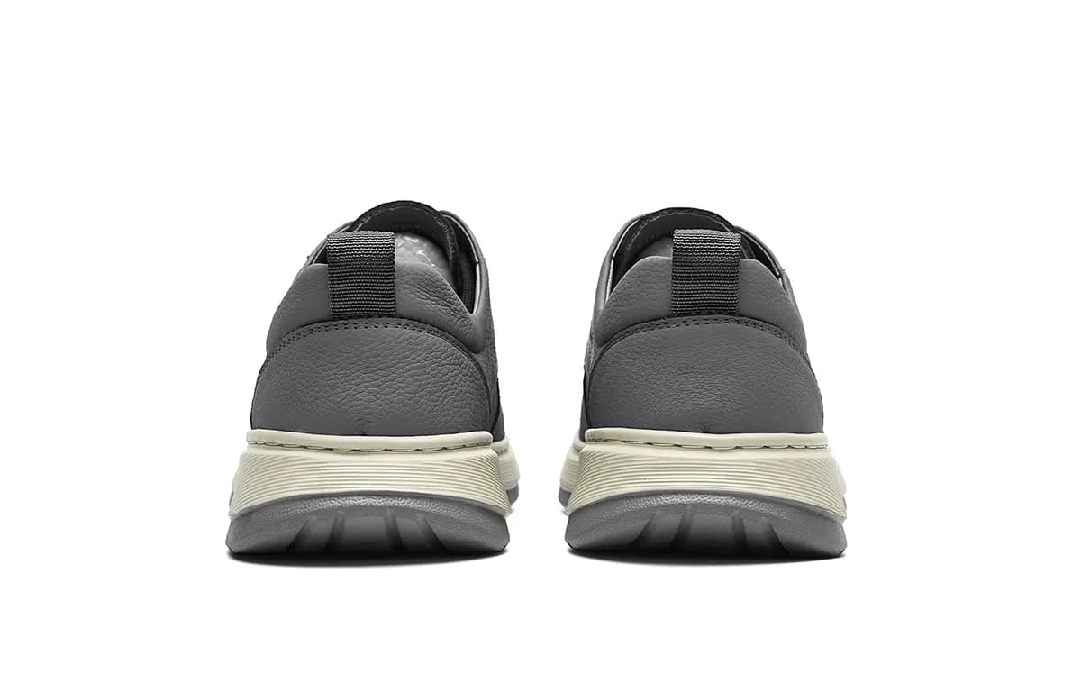 HLA Men's Shoes New Summer Genuine Leather Vintage Breathable Chunky Casual Leather Shoes Low-Top Work Shoes Men's 4