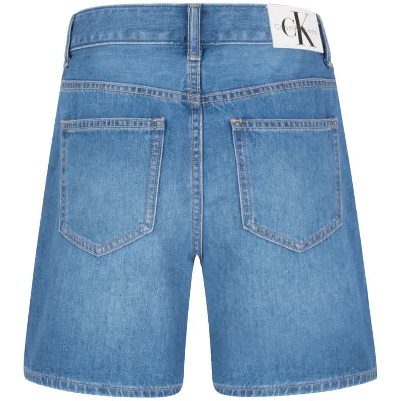 CALVIN KLEIN Qadın Denim Şort Açıq Mavi 2