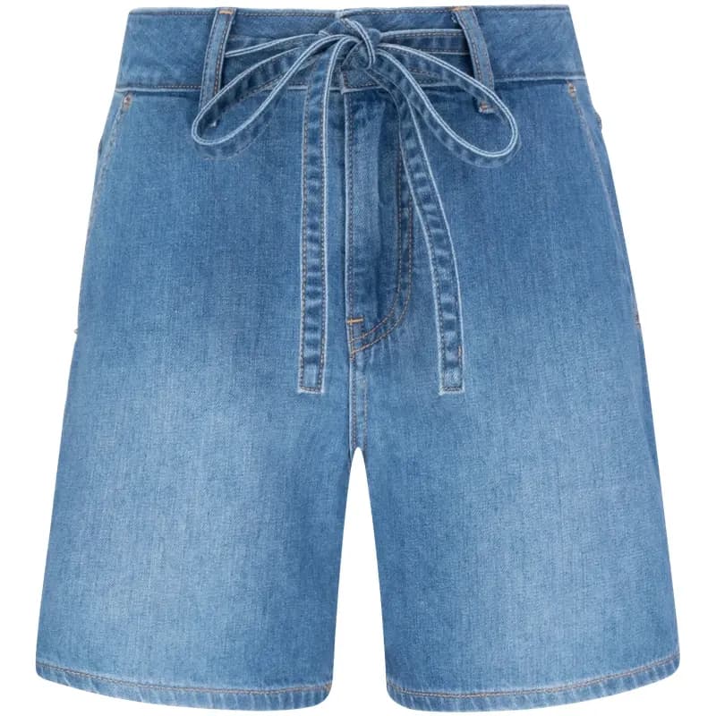CALVIN KLEIN Qadın Denim Şort Açıq Mavi