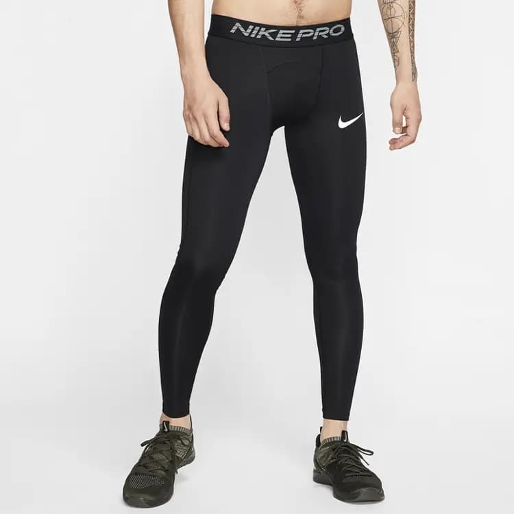 Nike PRO Training Tight Long Pants Men's Black Gift for Men 3