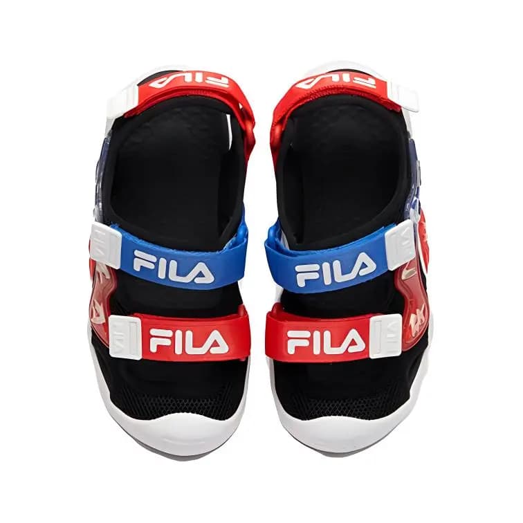 FILA KIDS Flashlight Uşaq Sandalı Qara/Qırmızı 3