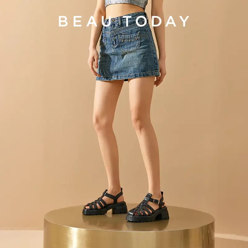 Beau Today Qadın Roman Sandalet 18
