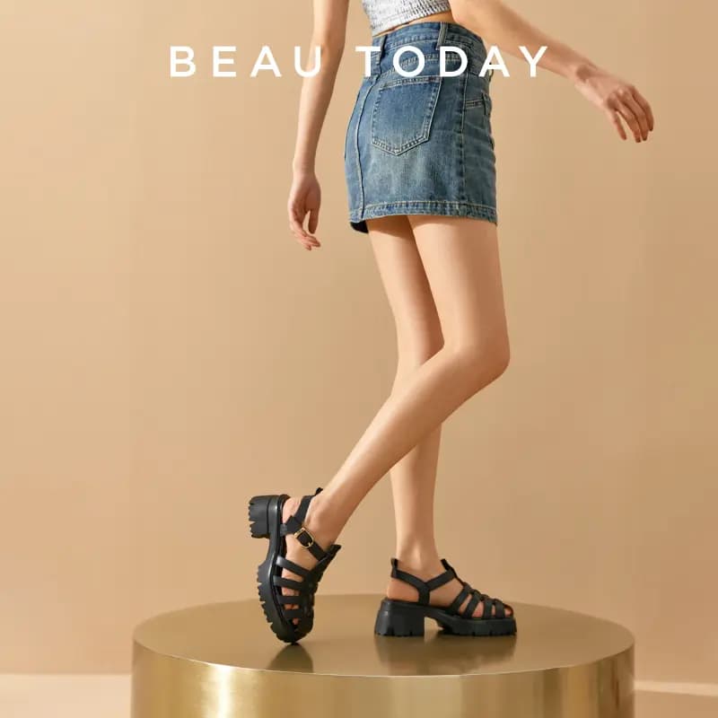 Beau Today Qadın Roman Sandalet 16