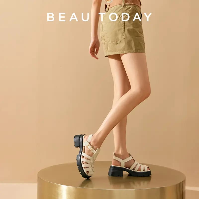 Beau Today Qadın Roman Sandalet 6