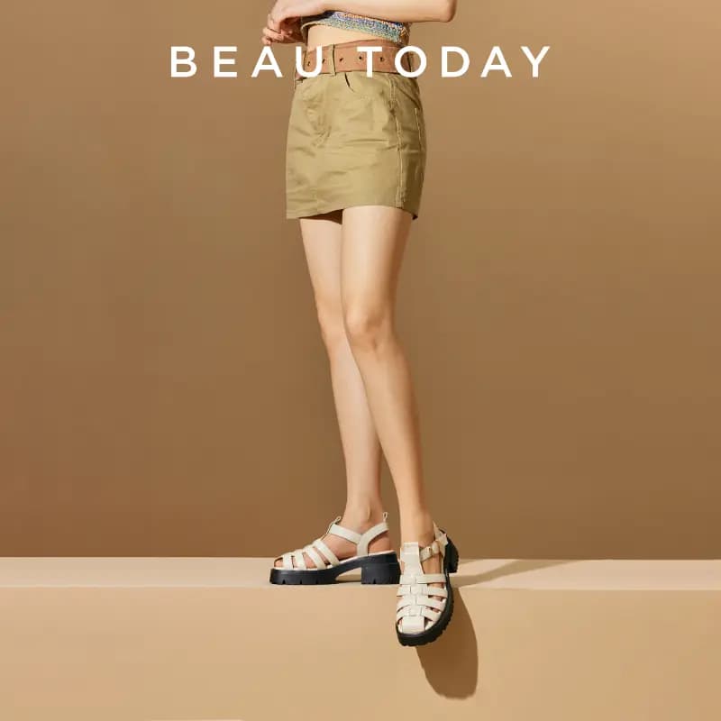 Beau Today Qadın Roman Sandalet 5