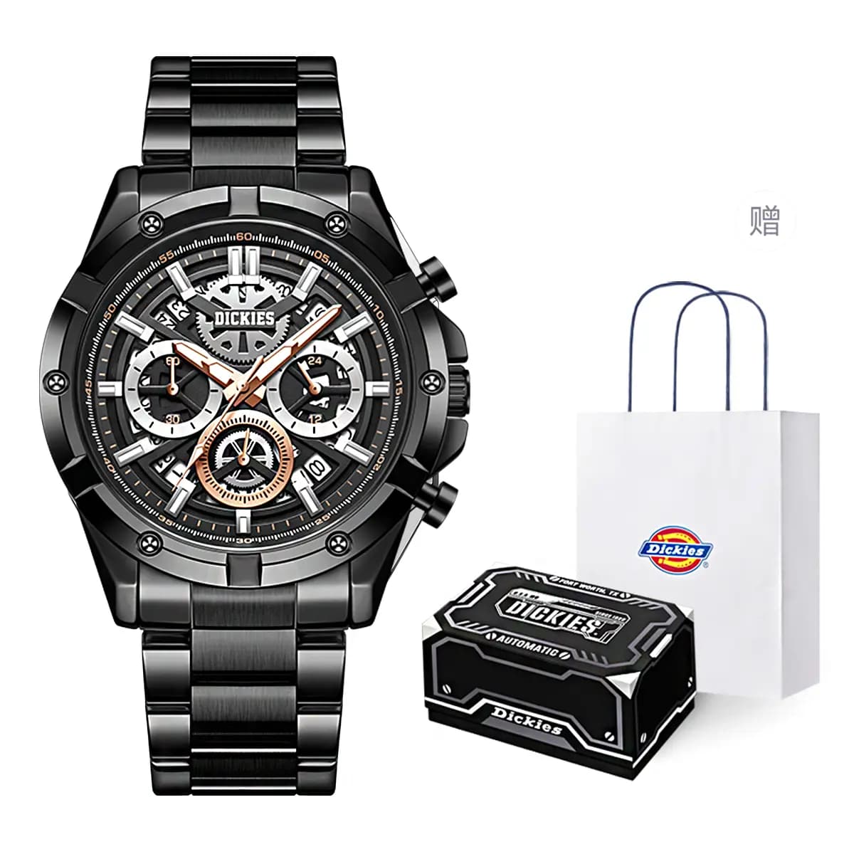 Dickies Galaxy Quartz Kişi Saatı Gümüşü 10