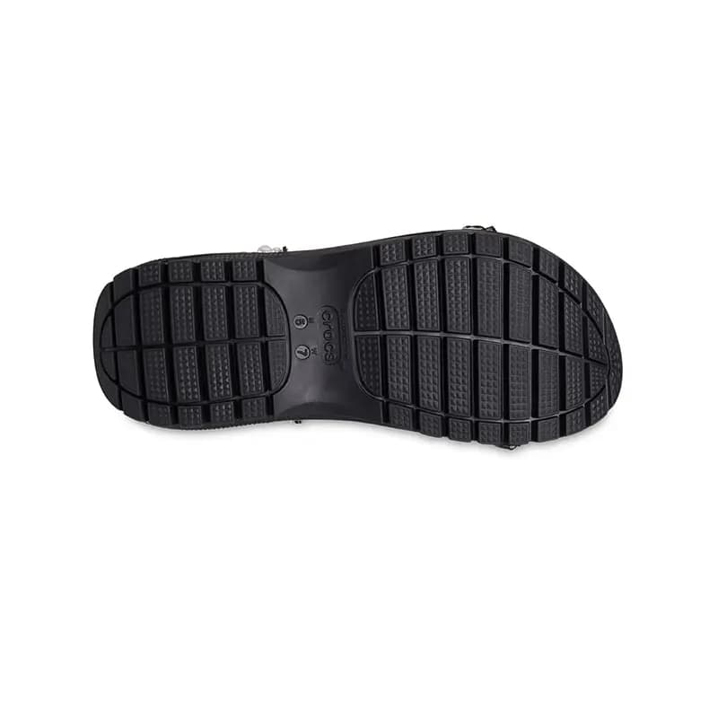 Crocs Mega Crush Pearl Ruffle Sandal Qadın Qara 5