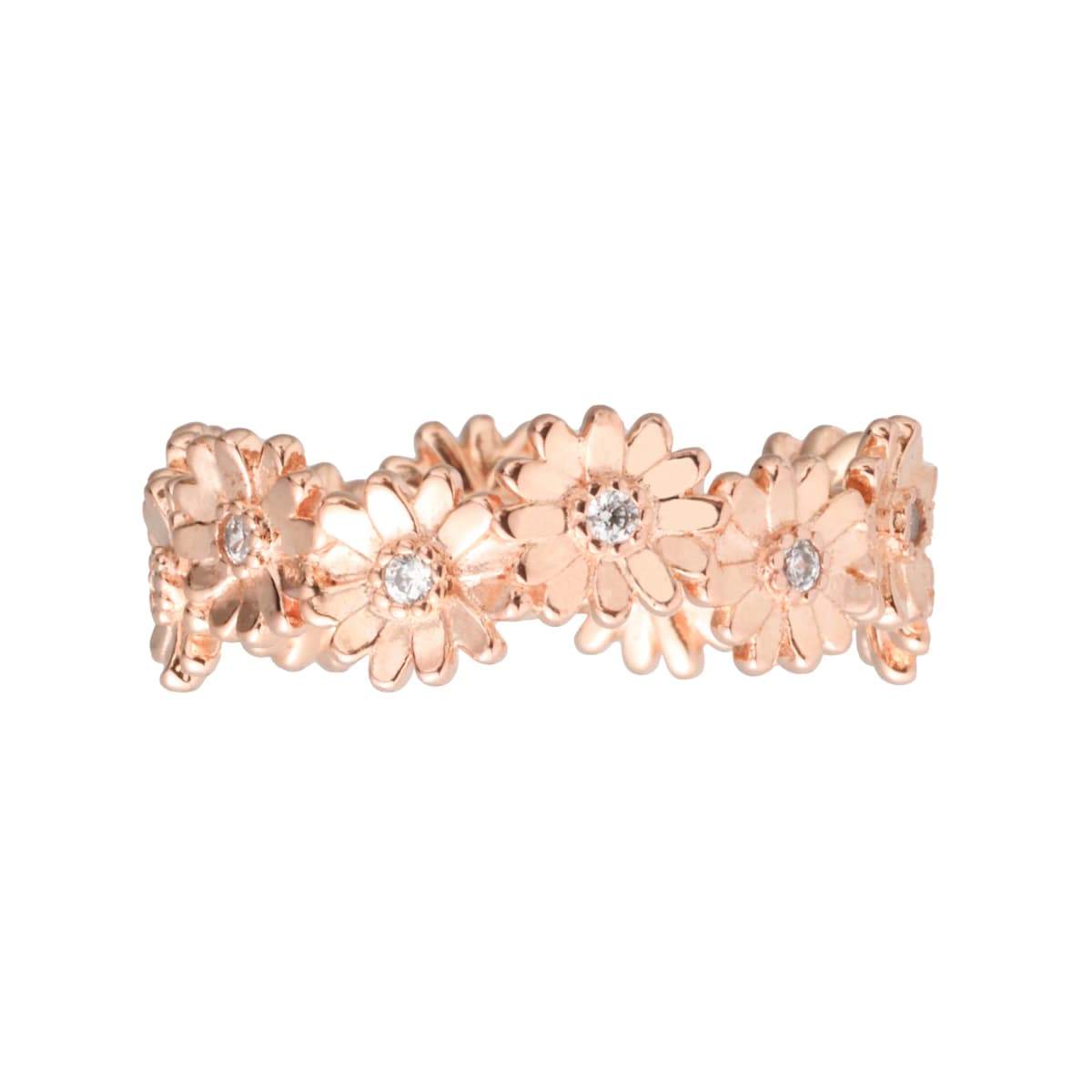 Pandora Silver Rings Women's Rose Gold 2
