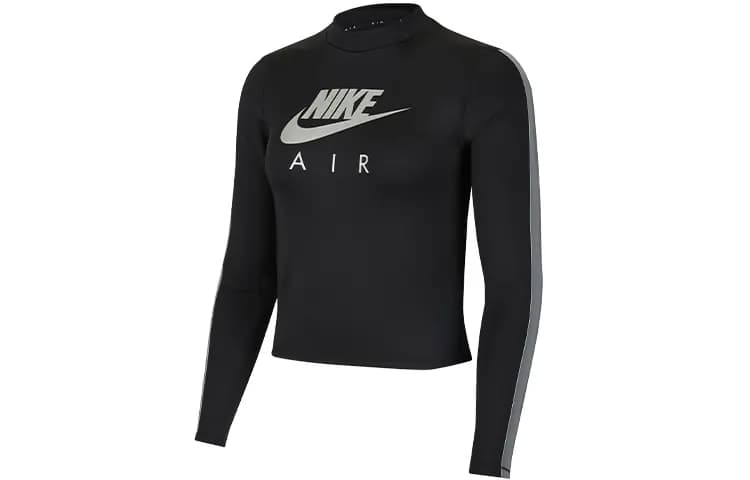 Nike Qadın Qaçış Köynəyi Qara