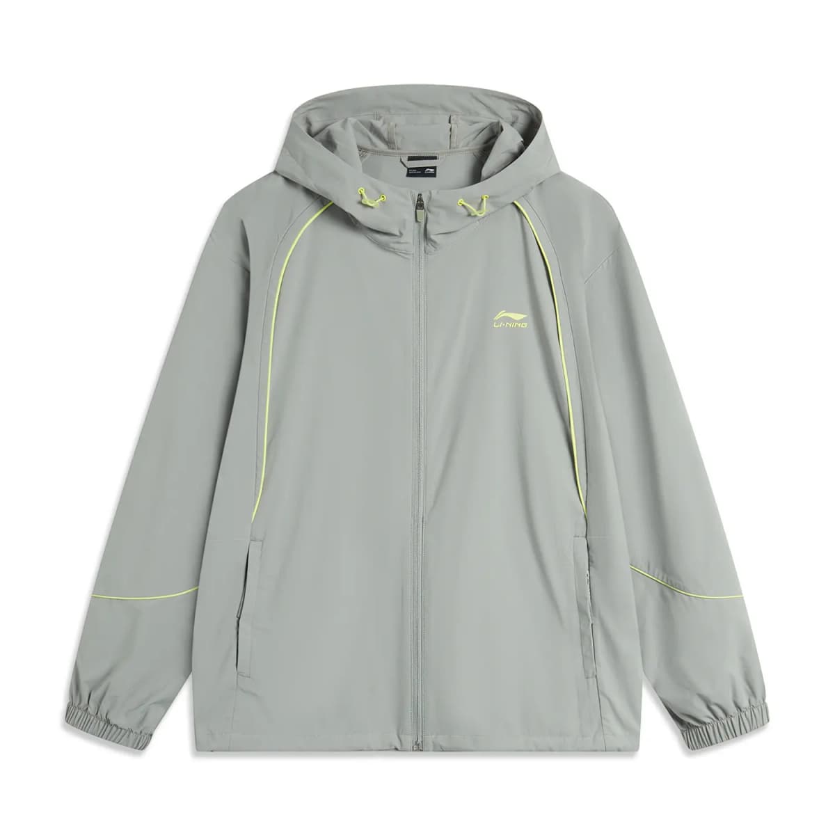 LiNing Sports Life Collection Kişi Günəşdən Qoruyucu Pencək Boz