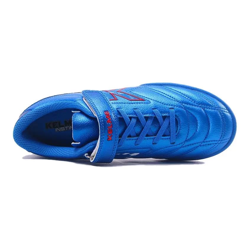 KELME Anti-Slip Wear-Resistant Low-Top Kids' Soccer Shoes Royal Blue Kids' 4