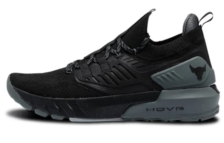 Under Armour Project Rock 3 Qadın İdman Ayaqqabısı Qara/Boz