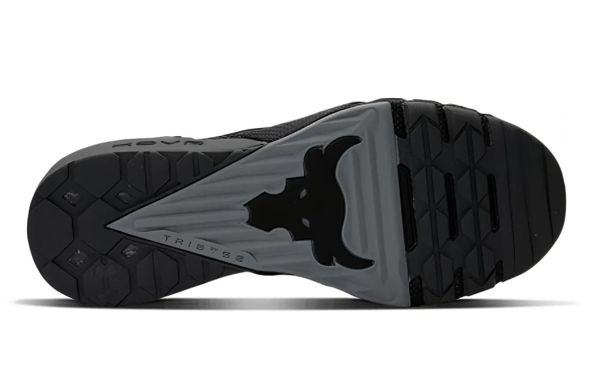 Under Armour Project Rock 3 Qadın İdman Ayaqqabısı Qara/Boz 5