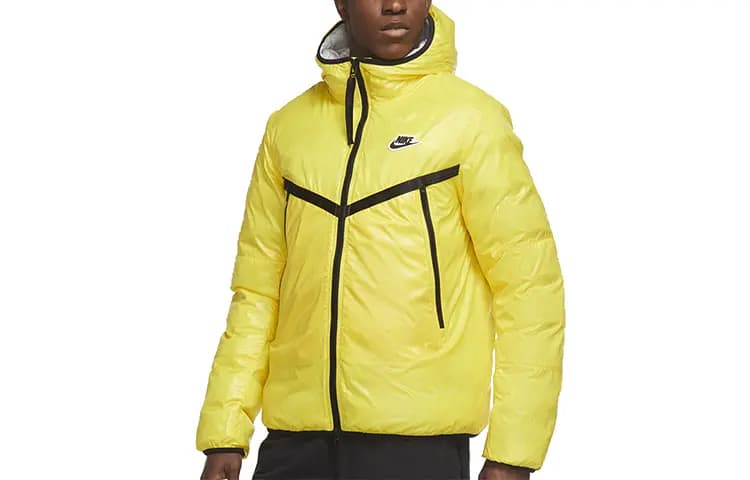 Nike Qışlıq Puffer Pencək Kişi Sarı