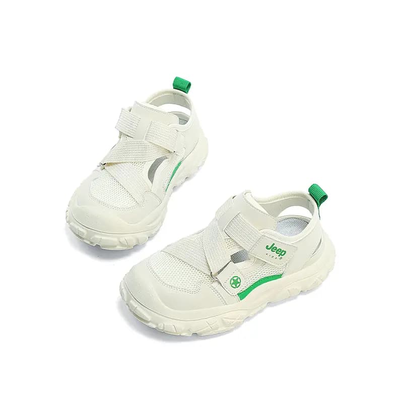 Jeep Hook and Loop Easy On And Off Durable Breathable Lightweight Children's Sandals Kids' 3