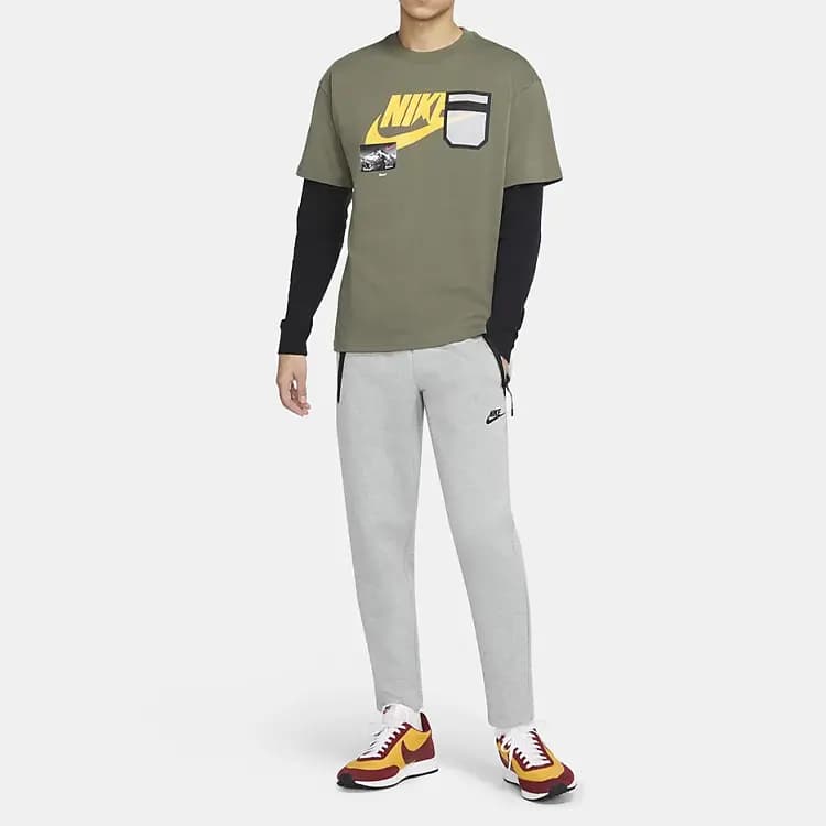 Nike Sports Pants Men Toned Dark Gray 2