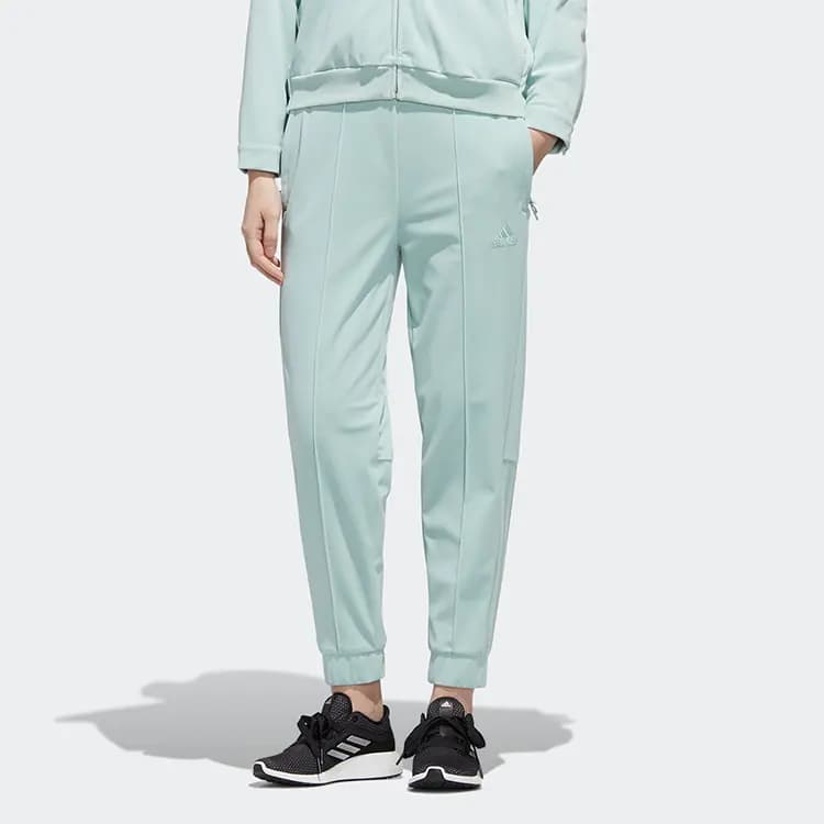 Adidas Knitted Sweatpants Women's Teal 3