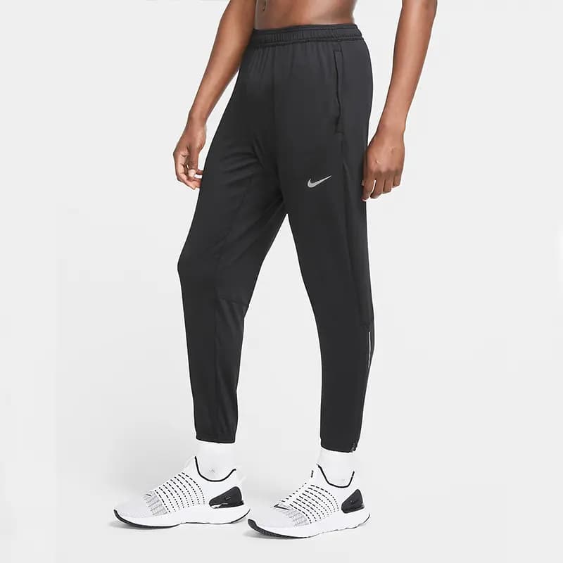 Nike Essential Knit Dri-FIT Qaçış Şalvarı Kişi Qara 3