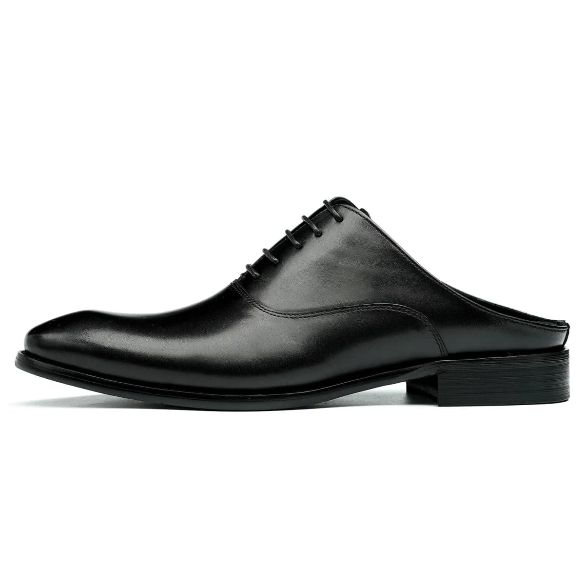 ASTON M.JAZZ Men's Genuine Leather Office Business Pointed Toe Breathable British Dress Shoes