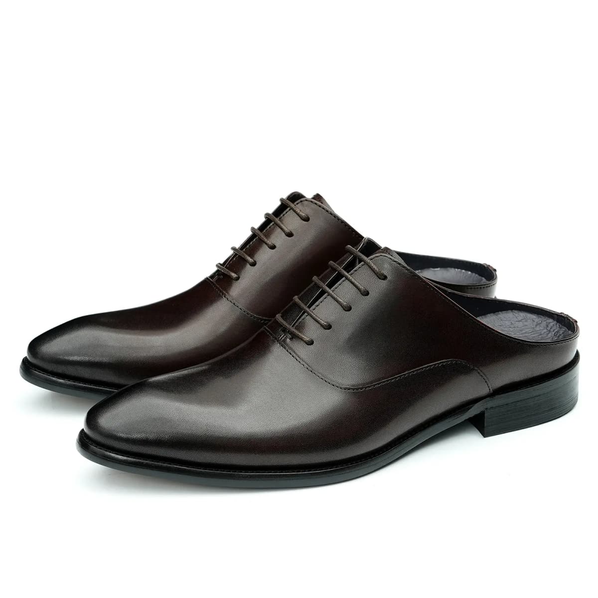 ASTON M.JAZZ Men's Genuine Leather Office Business Pointed Toe Breathable British Dress Shoes 11