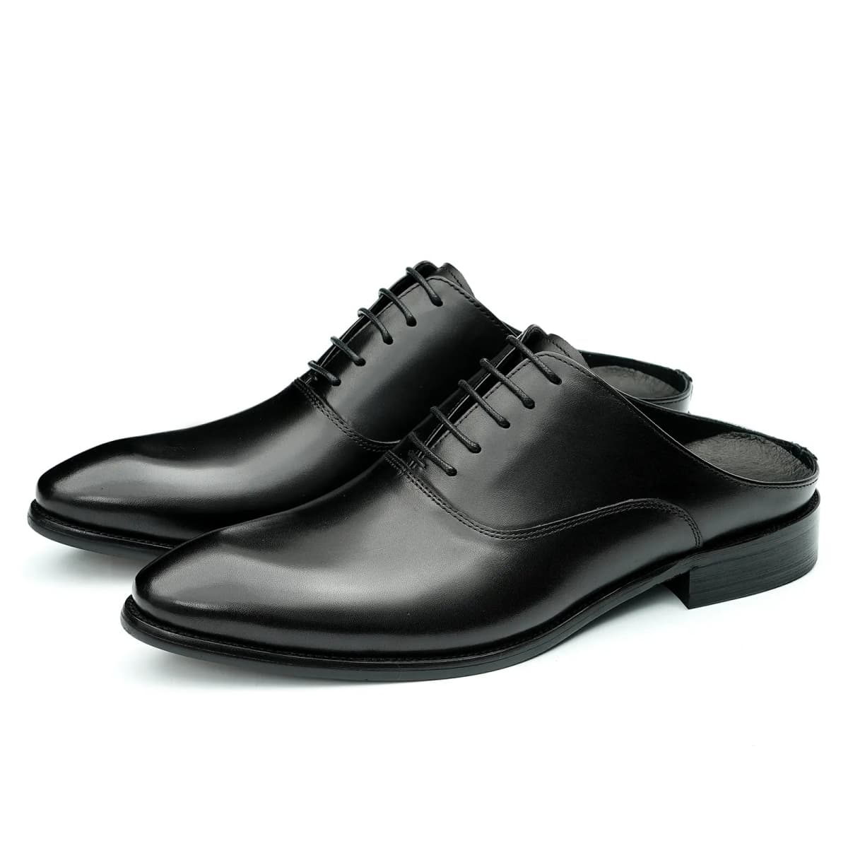 ASTON M.JAZZ Men's Genuine Leather Office Business Pointed Toe Breathable British Dress Shoes 3