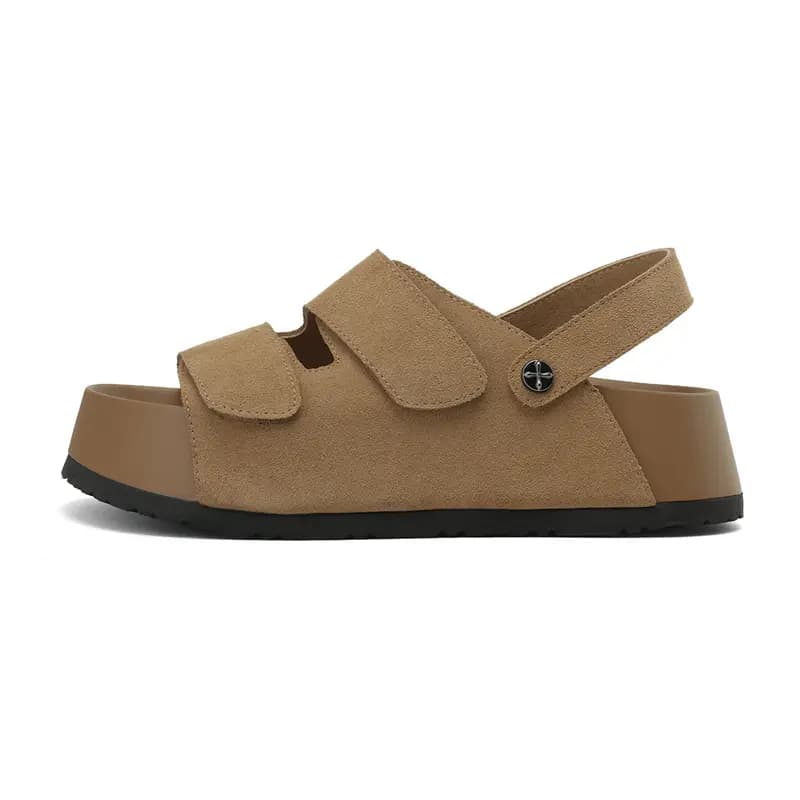 JOSINY Roman Sandals Women's Beige/Camel 7