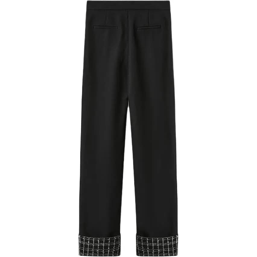 KARL LAGERFELD FW23 Qadın Şalvarı Qara 2