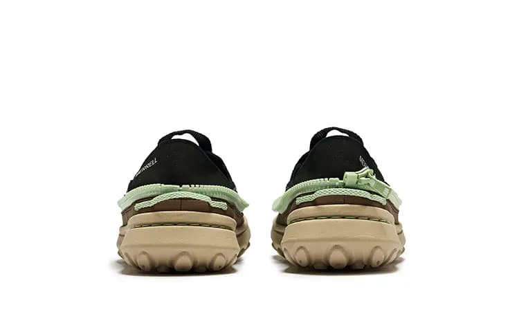 MERRELL Hutmoc 2 Outdoor Shoes Women's Low-Top Black Green 3