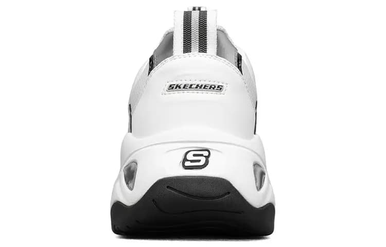 Skechers D Lites 3.0 Qaçış Ayaqqabısı Ağ/Qara 4