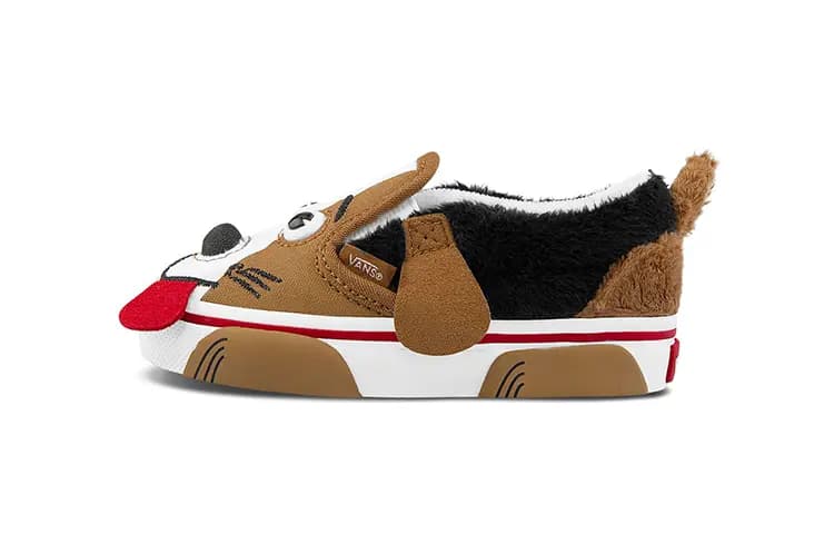Vans Slip-on V Uşaq Skeyt Ayaqqabısı Qəhvəyi
