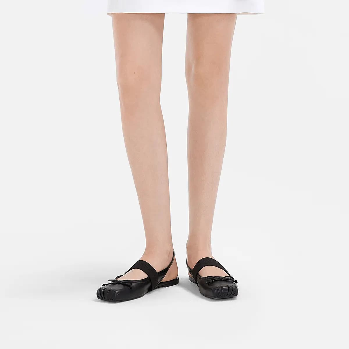 CHARLES&KEITH Qadın Səndəli 0.8sm Bej/Qara 12