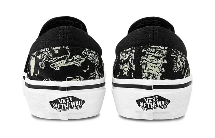 Vans Slip-on Low-Top Kids' Skateboarding Shoes Black Children Aged 3-7 Years Old 4