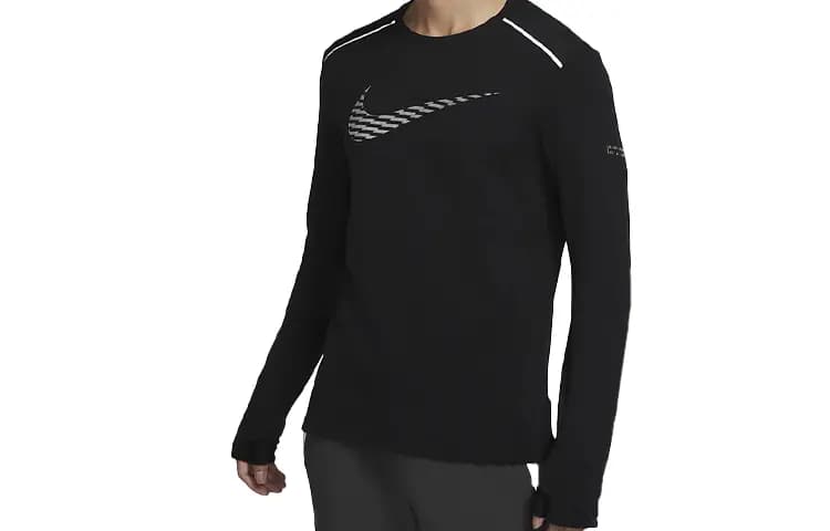 Nike Therma Element İdman Köynəyi Kişi Qara 3