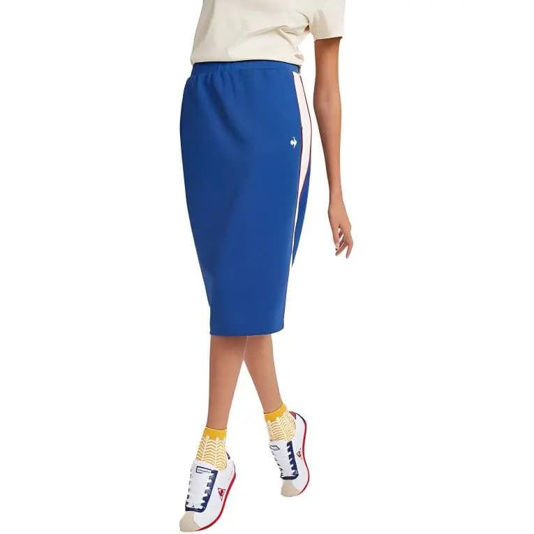 Le Coq Sportif Casual Long Skirts Women's French Blue 4