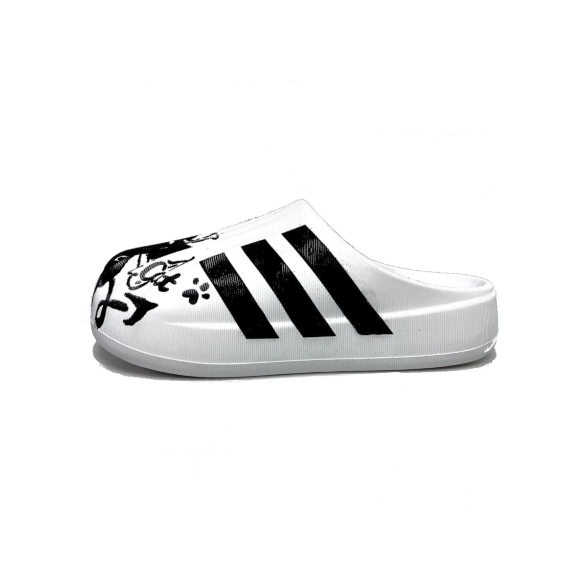 Adidas Originals Graffiti Slippers Unisex Ağ/Qara