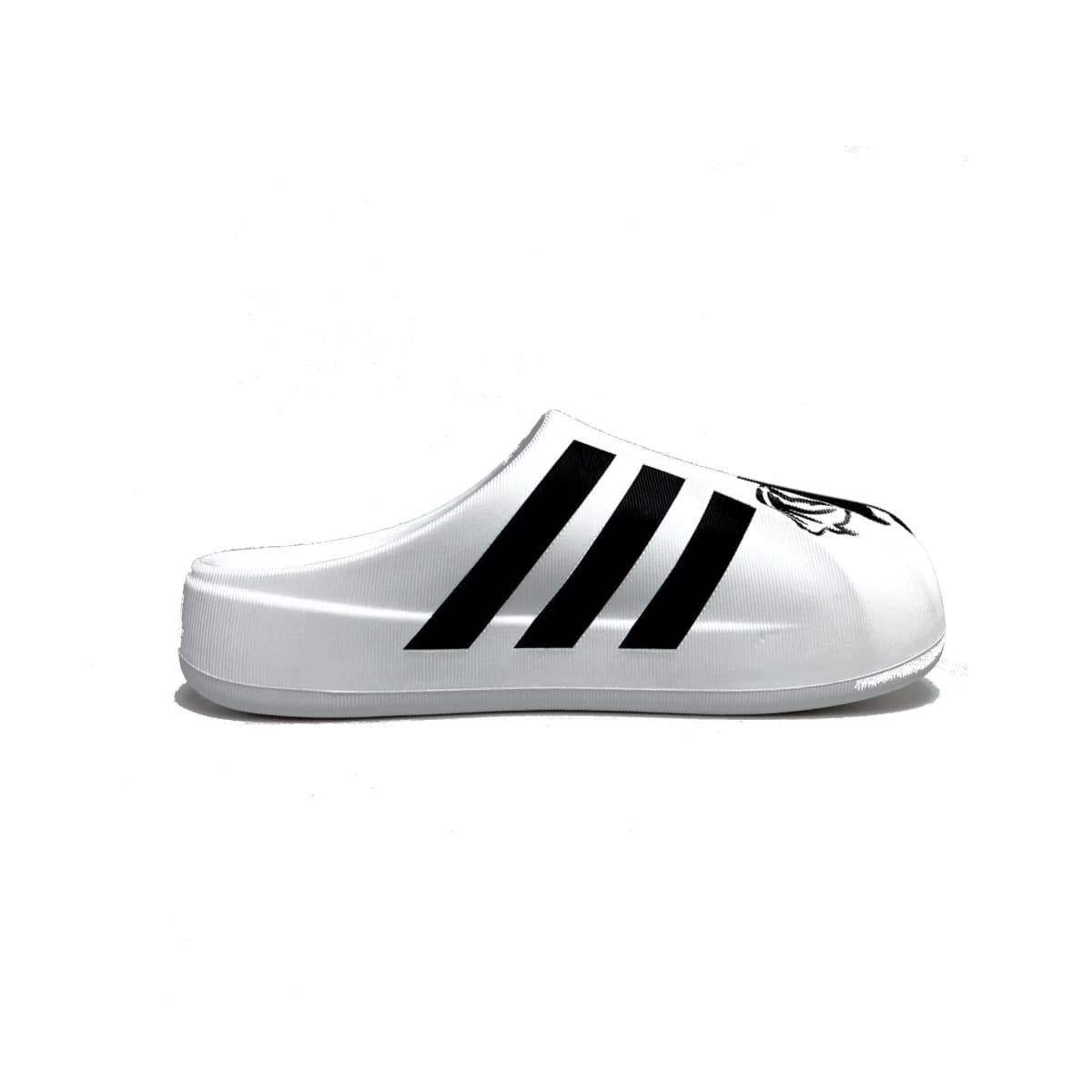 Adidas Originals Graffiti Slippers Unisex Ağ/Qara 2
