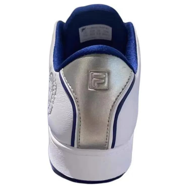 FILA On-Green Anti-Slip Wear-Resistant Low-Top Golf Shoes Men's White Blue 3